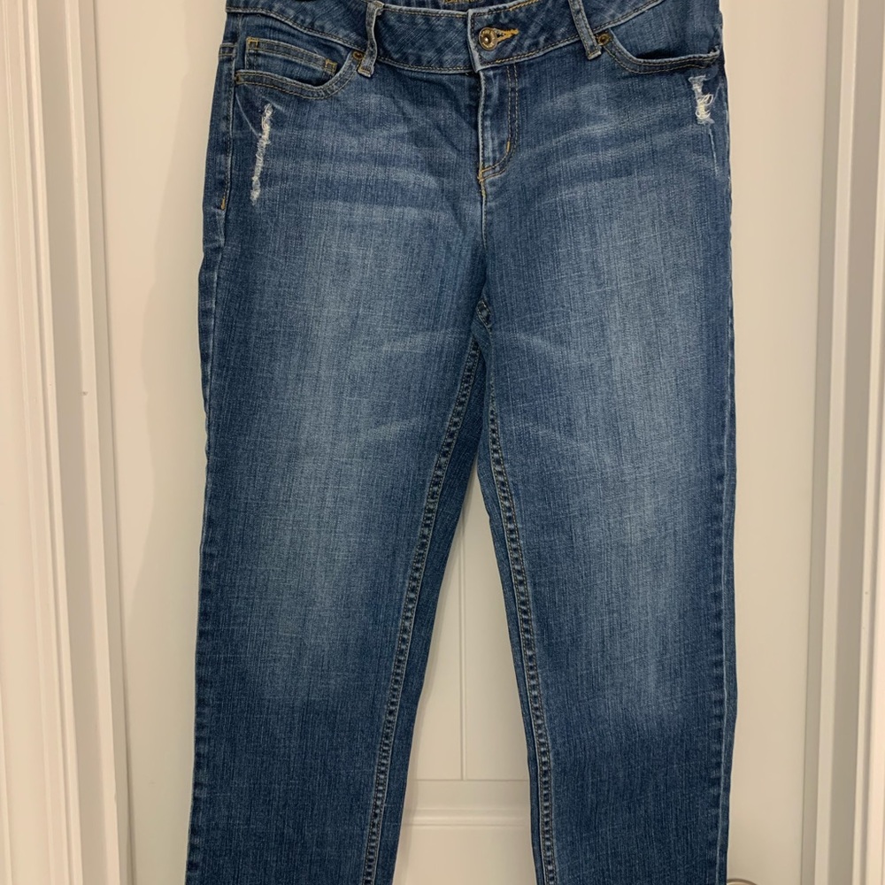 Simply Vera Vera Wang Blue Straight Leg Jeans